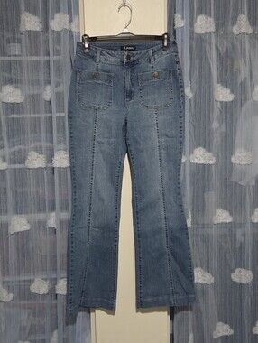 d. jeans Women's Medium Front Seam Blue Bootcut/Flare Jeans